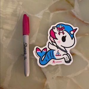 Large tokidoki mermicorno sticker